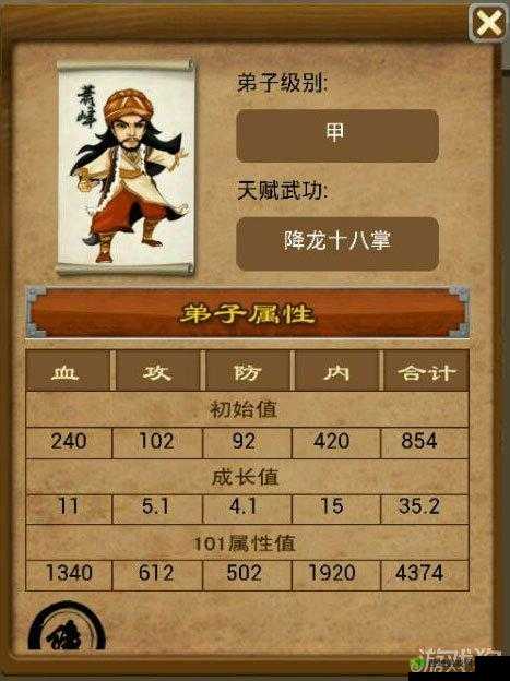 大掌门乙级武功狮子吼图鉴详解:威力无穷的狮子吼秘籍全解析