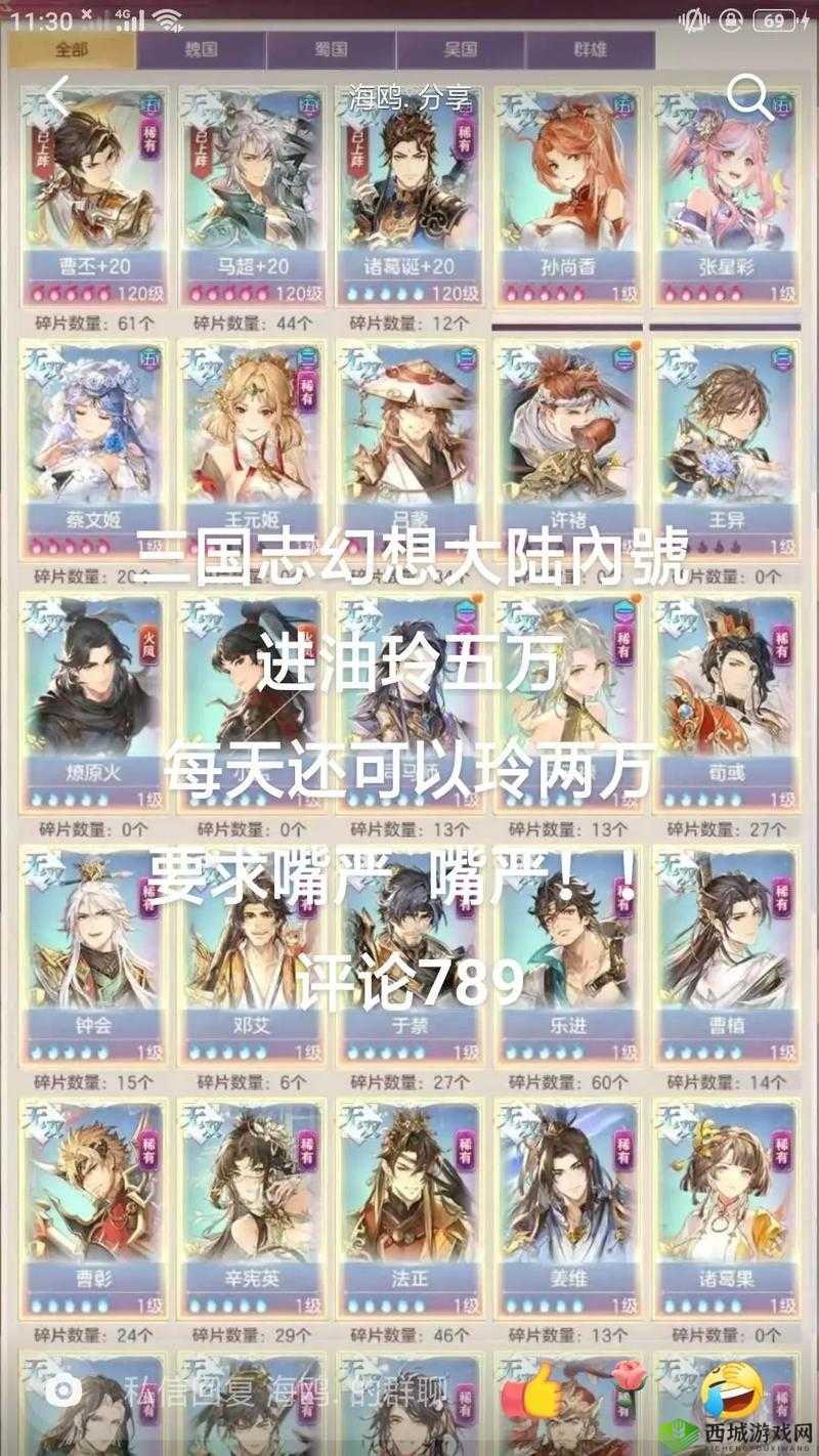 国志幻想大陆礼包码2024兑换攻略：最新兑换码合集全览