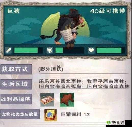 创造与魔法巨猿位置，饲料资源管理的艺术