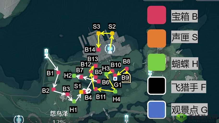 九州天空城3D暴怒鸟位置详解，坐标探寻与捕捉攻略