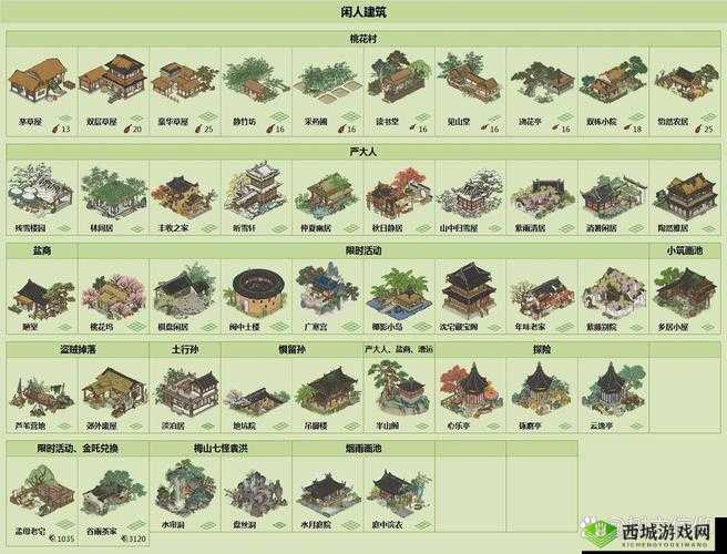 江南百景图蟾宫喜桂，雅致建筑，占地几何？